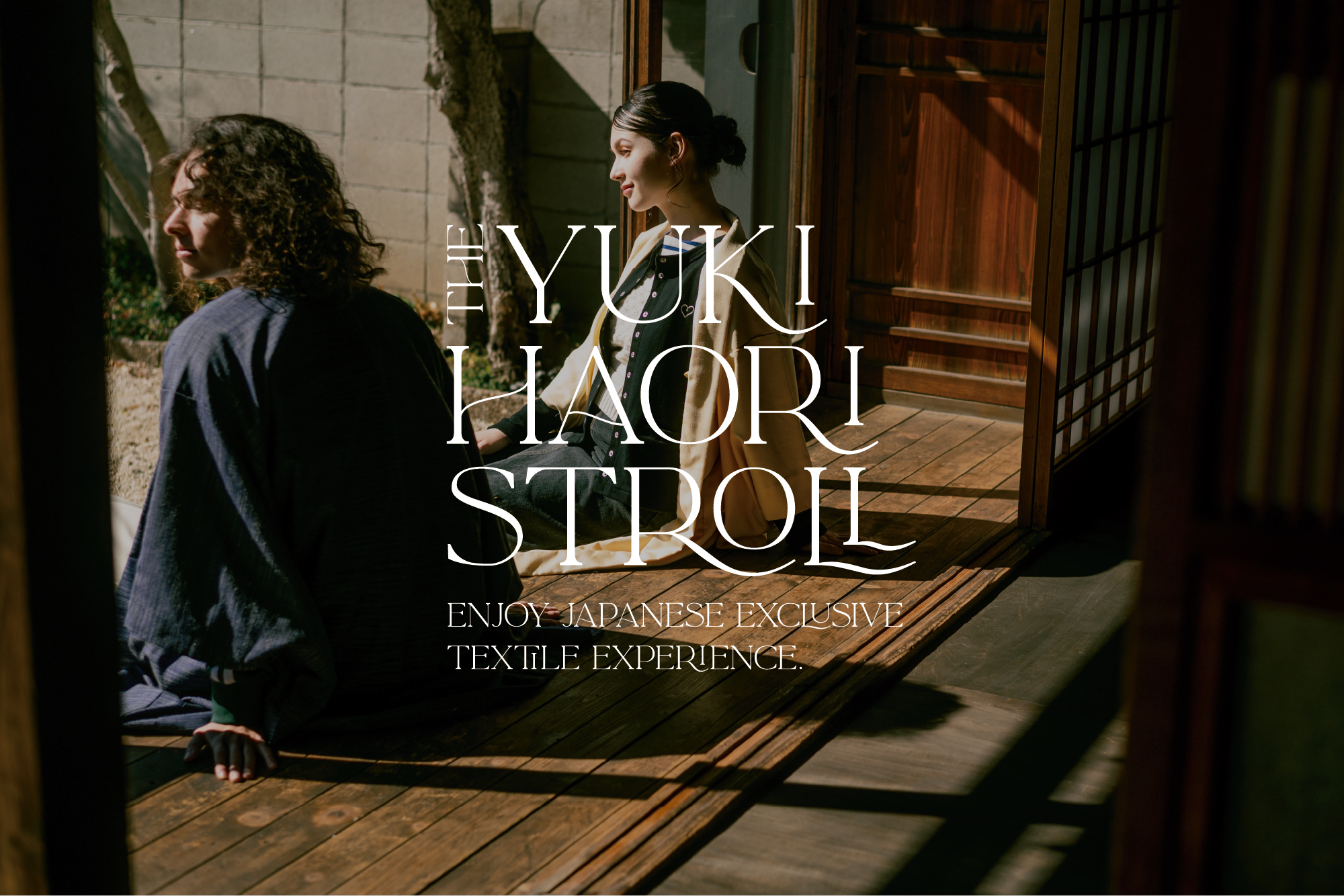 結城縁旅 THE YUKI HAORI STROLL プロモーションデザイン